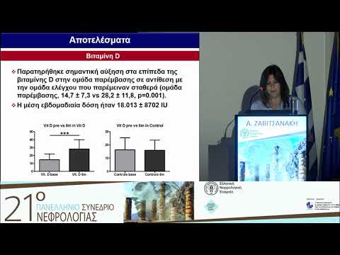 Ζαβιτσανάκη A. - Προοπτική μελέτη της επίδρασης της χορήγησης χοληκαλσιφερόλης σε ασθενείς με χρόνια νεφρική νόσο σταδίου ιιι και iv