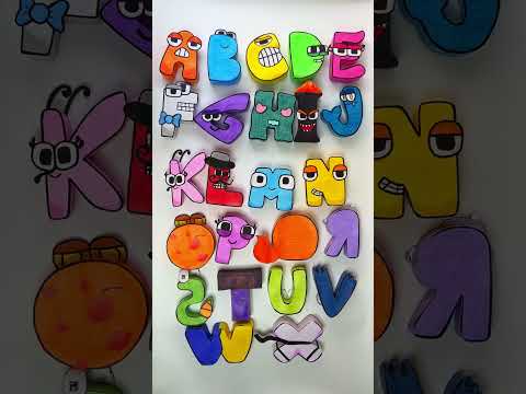 TURN AROUND FRENCH Alphabet Lore A - X #shorts #alphabetlore