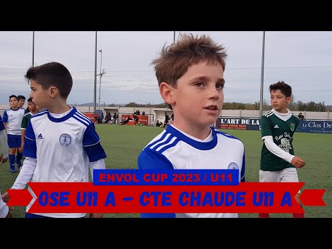 2023-10-29 // OSE U11 A - COTE CHAUDE U11 A (Envol Cup Tournoi National) Classement 5/8