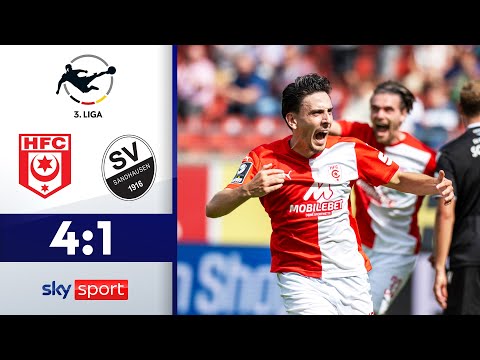 Halle überrennt Sandhausen | Hallerscher FC - SV Sandhausen | Highlights - 3. Liga 2023/24