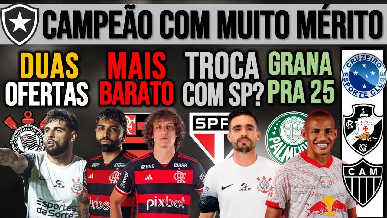 YURI ALBERTO VAI PRA ONDE? BOTA CAMPEÃO! CORONADO NO SP? DESCONTÃO NO FLA! VERDÃO, ZÊRO, MILITO E+