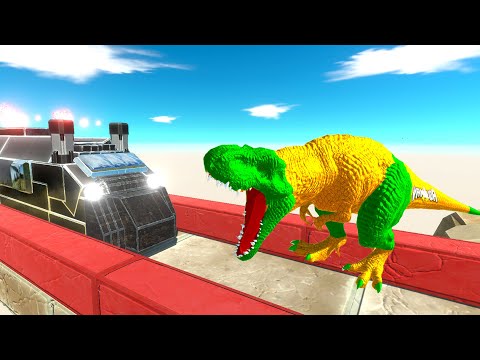 DEADLY  JET TRAIN vs EVERY UNIT - Animal Revolt Battle Simulator ARBS