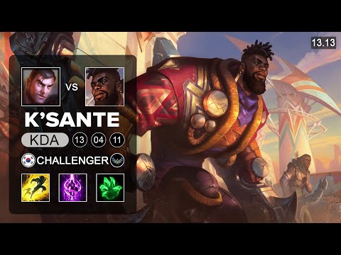 Chovy K'Sante vs Jayce Mid - KR Challenger - Patch 13.13 Season 13