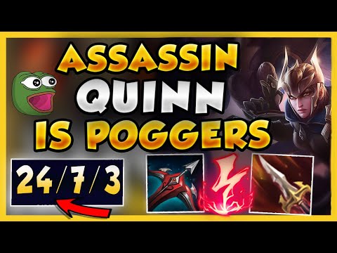 THIS IS MY FAVOURITE QUINN BUILD OF SEASON 10! I'VE NEVER DEALT SO MUCH DAMAGE - League of Legends