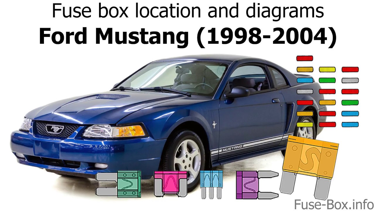 Fuse box location and diagrams: Ford Mustang (1998-2004)