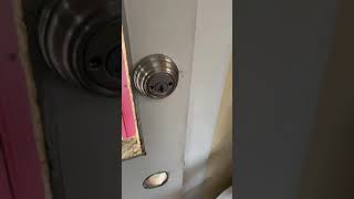 How to remove a KwikSet Double cylinder deadbolt lock