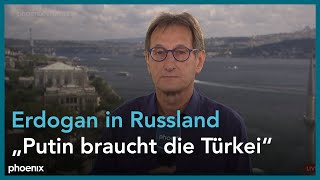 Treffen Putin Erdogan: Schaltgespräch mit ZDF-Korrespondent Luc Walpot am 05.08.22