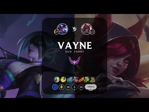 Vayne ADC vs Xayah - EUW Master Patch 13.5