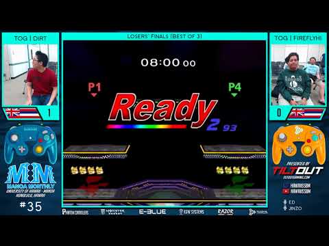 MM #35 SSBM - TOG | Dirt (Fox) vs TOG | Firefly (Marth, Green Fox) Loser's Finals