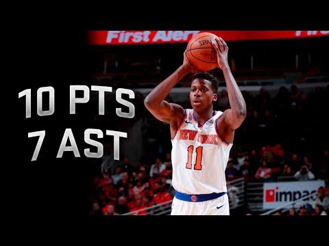 Frank Ntilikina Full Highlights Knicks vs Bulls 12.9.2017 - 10 Points, 7 Assists
