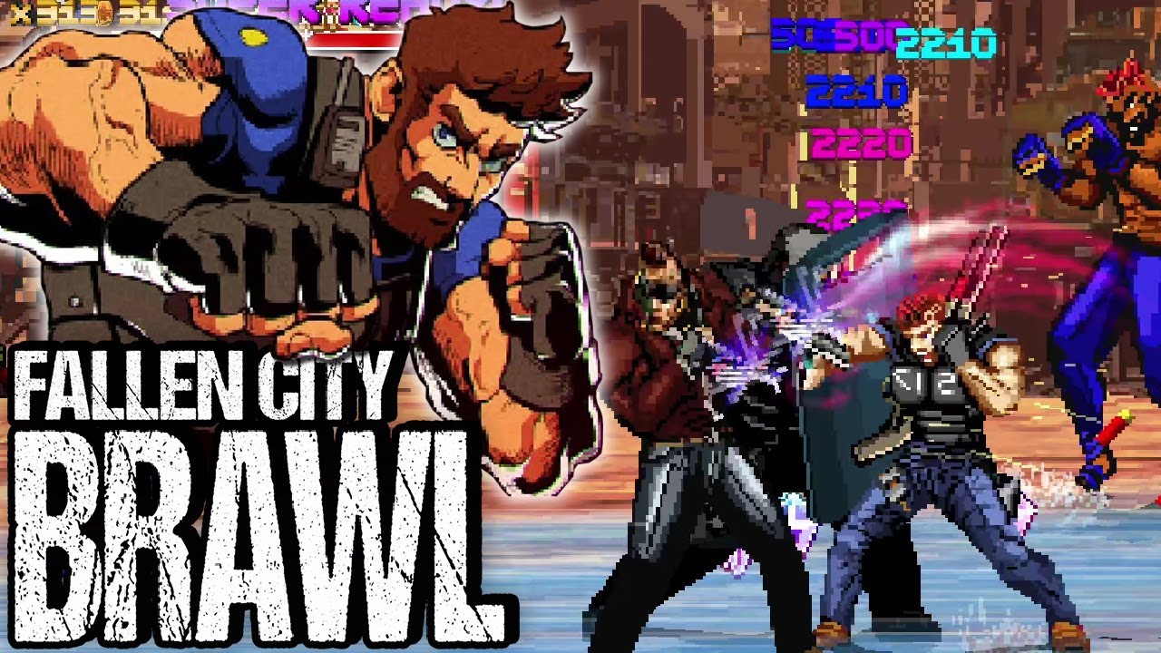 Fallen City Brawl - Sgt. Clay 1CC (Hard Mode / 174,868,370 pts)