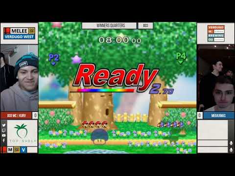 Melee @ Verdugo #51- DCG WC | Kurv (Luigi) VS MegaXmas (Falco) - SSBM Winners Quarters