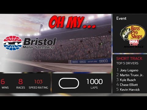 🔴1000 Laps At Bristol!: Heat 5 Mod aka beat Michael Mrucz's Laps Led Total