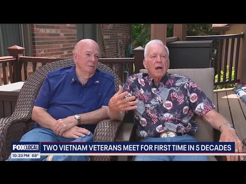 Vietnam veterans finally meet, 54 years after one rescued the other