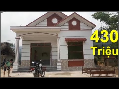 Mẫu Nhà Cấp 4 Mái Thái Đẹp Như Mơ 2019 Ở nông thôn, 430 triệu - Diện tích 130 m2
