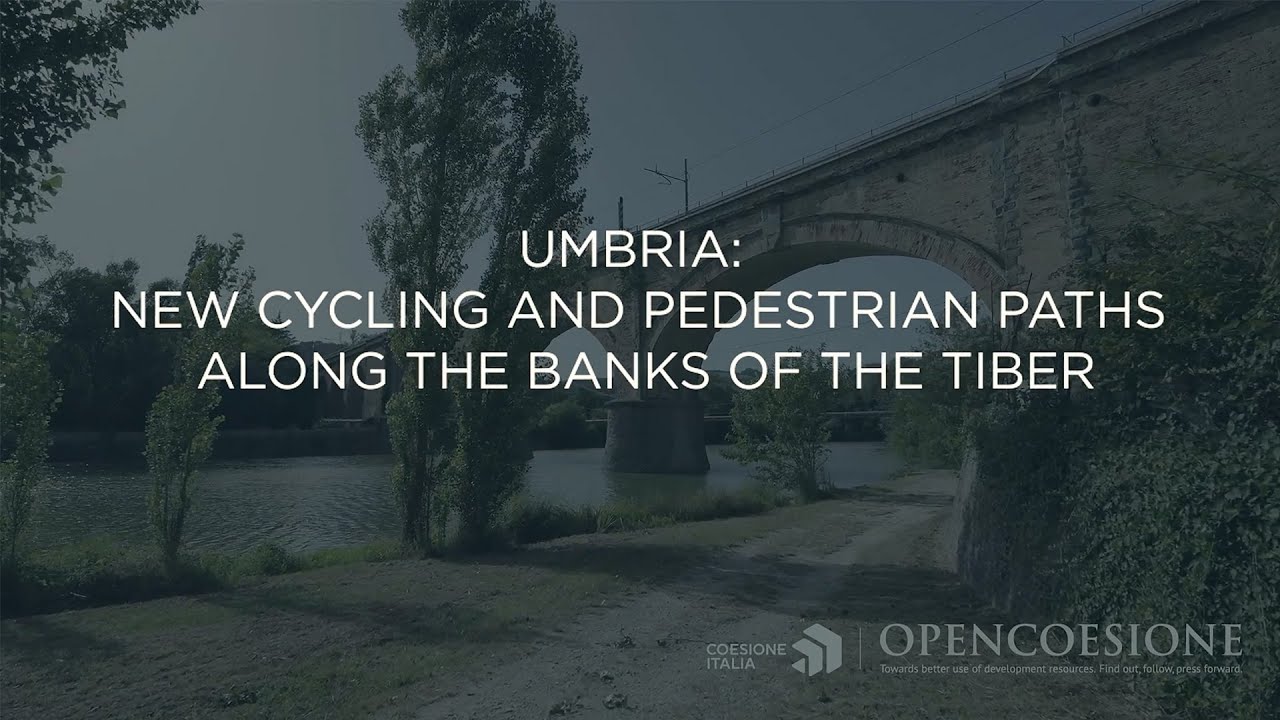 Umbria: new cycle and pedestrian paths along the banks of the Tiber