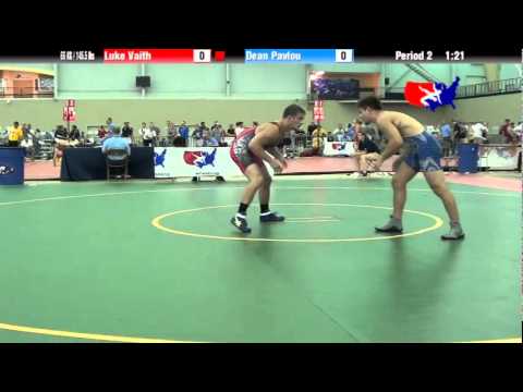 University Nat`ls FS  66 KG / 145.5 lbs: Luke Vaith vs. Dean Pavlou