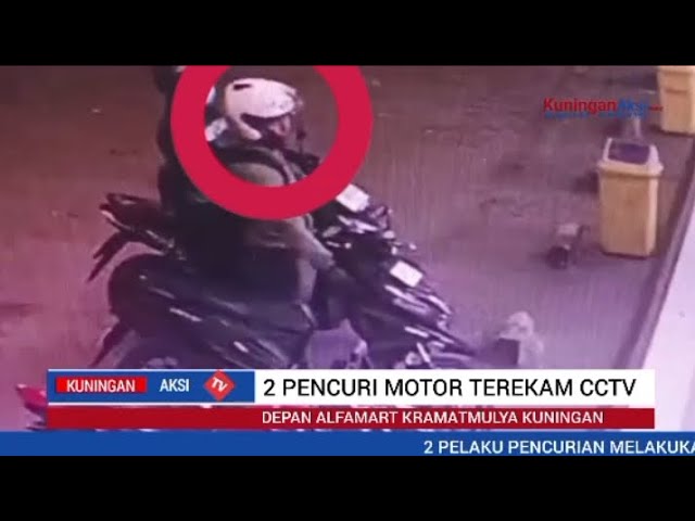 Curanmor terekam CCTV di Alfamart Kramatmulya