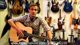 Video thumbnail for Yamaha A1R Electro Acoustic Guitar Natural Finish by Rockem Music