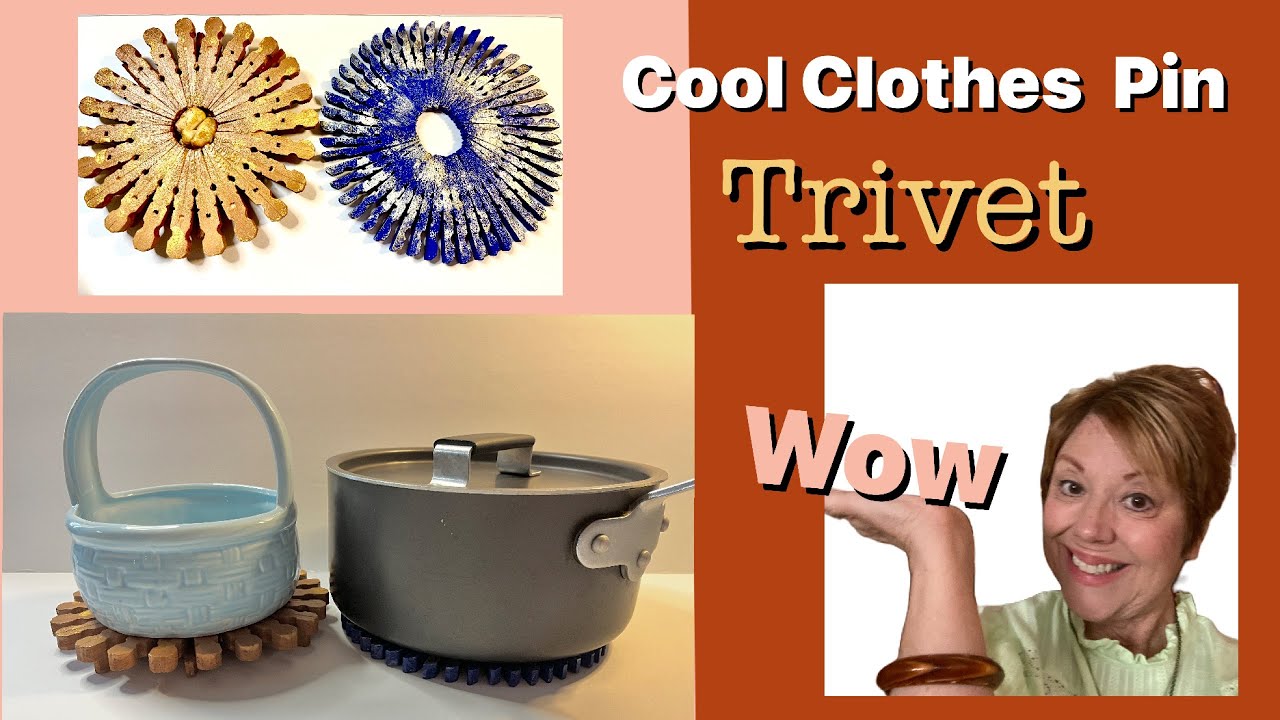 Cool Clothes Pin Trivet