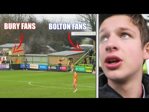 BURY FANS RUN INTO BOLTON END! | FGR vs Bury VLOG