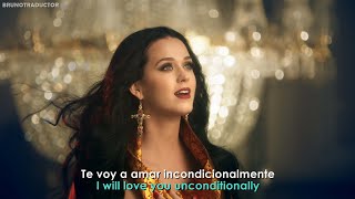 Katy Perry - Unconditionally // Lyrics + Español // Video Oficial