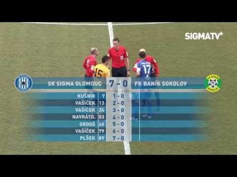 FN LIGA, SK Sigma Olomouc - FK Baník Sokolov 7:0