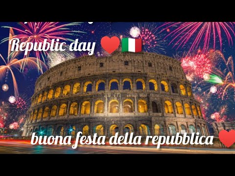 Buona festa della repubblica | buona festa dell'indipendenza Italia 🇮🇹 | viva l'Italia