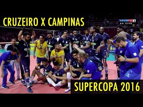 Cruzeiro x Campinas - Supercopa de Vôlei Masculino 2016