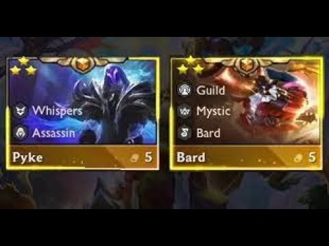 3 Star Pyke + 3 star Bard - PERMA STUN Then X Them ALL | TFT SET 7 : Dragonlands