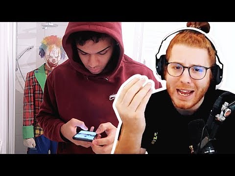 Unge REAGIERT auf PrankBros Fake Horror Clown  | #ungeklickt