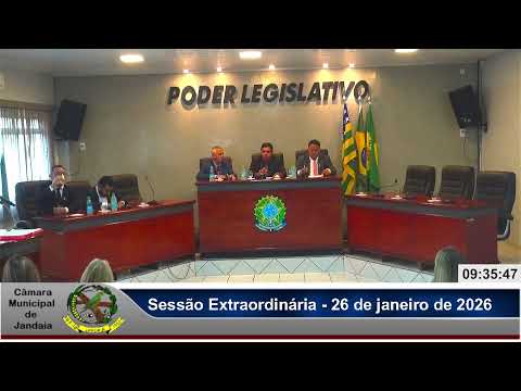 Sessão Legislativa Câmara Municipal de Jandaia - Goiás