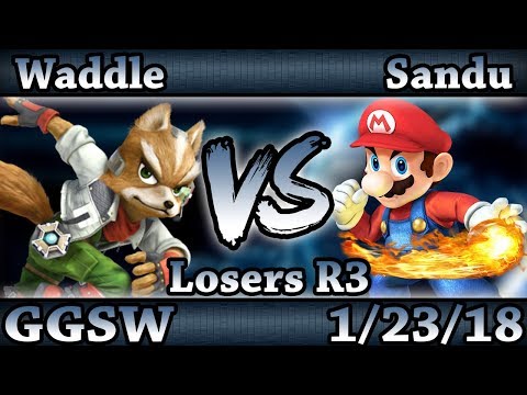 GGSW 68 - Waddle (Fox) Vs. Sandu (Mario,Cloud) Smash Wii U Losers R3 - Smash 4