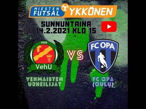 Highlights: VehU - FC OPA 3-1 (1-1) Futsal-Ykkönen 14.2.2021