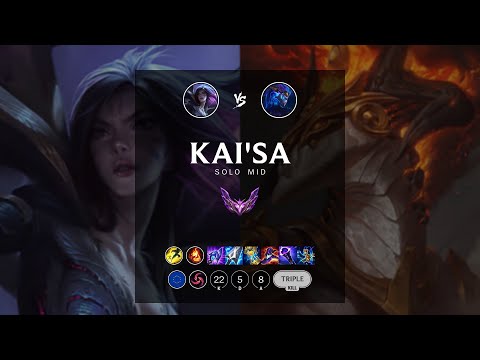 Kai'Sa Mid vs Aurelion Sol - EUW Master Patch 12.6