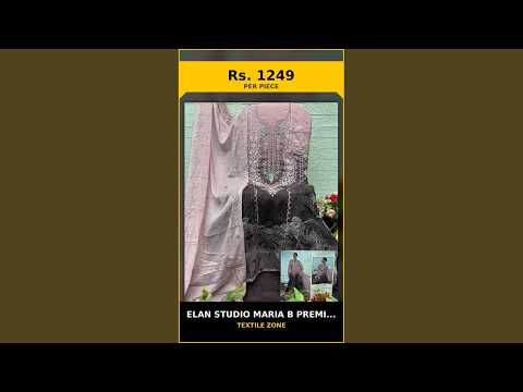 Elan Studio Maria B Premium Embroidered 25 2 E 25 – product video thumbnail