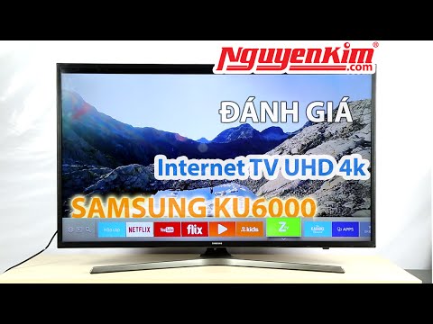 Tivi 4K UHD giá rẻ_Samsung UA43KU6000 - Nguyễn Kim