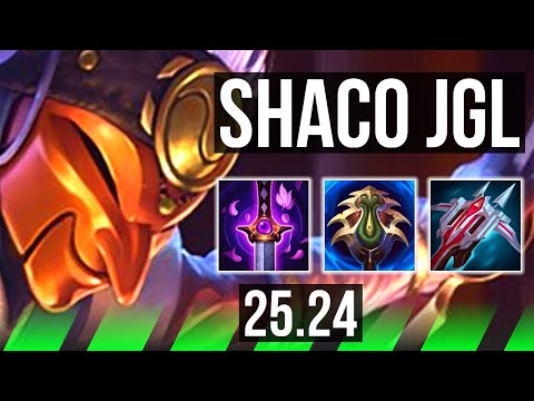 SHACO vs VIEGO (JGL) | 19/0/9 | EUW Diamond | 25.24