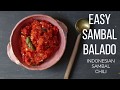 Easy Sambal Balado Indonesian Sambal Chili Sauce