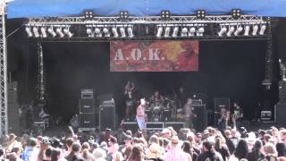 A.O.K. Live - Kohl in Flammen (12) Eisenwahn Festival 2013