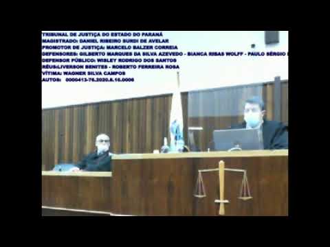 TRIBUNAL DO JÚRI DE CURITIBA - 26/05/2021 - AUTOS 0000413-76.2020.8.16.0006