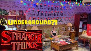 STRANGER THINGS underground gift shop walk-through, Las Vegas