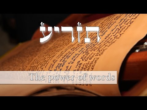 Parashat Tazria - the power of our words - Rabbi Alon Anava