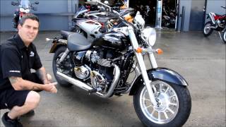 Trooper Lu's Motorcycles Triumph America review