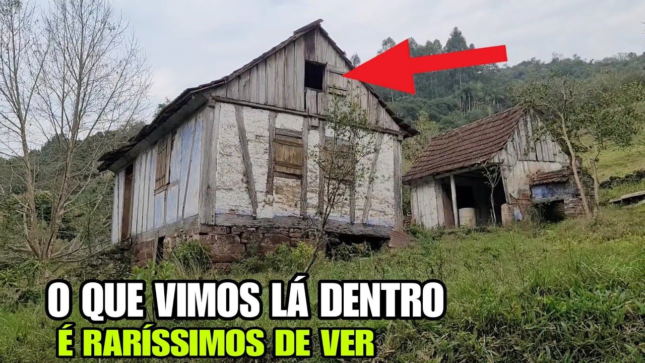 O QUE VIMOS DENTRO DESSA CASA ABANDONADA É EMOCIONANTE