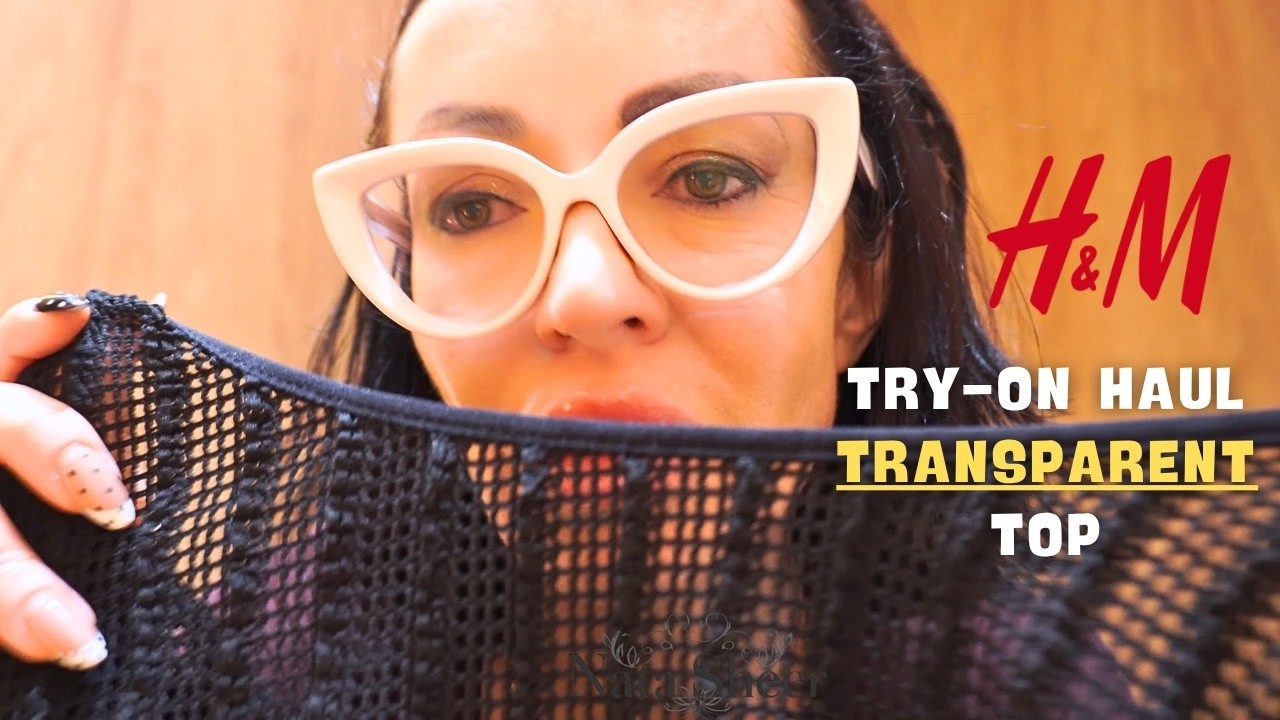 Transparent Top from H&M Try on Haul in a Fitting Room || Summer 2026 Collection