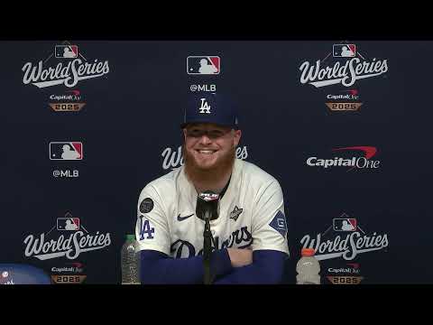 Dodgers World Series Post Game 3 Interviews - 18 Innings!