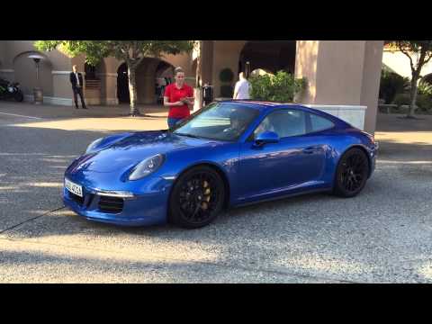2015 Porsche 911 Carrera GTS. Exterior and startup.