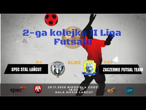 SPEC Stal Łańcut - KS Zaczernie Futsal Team. Mecz 2 Liga Futsalu