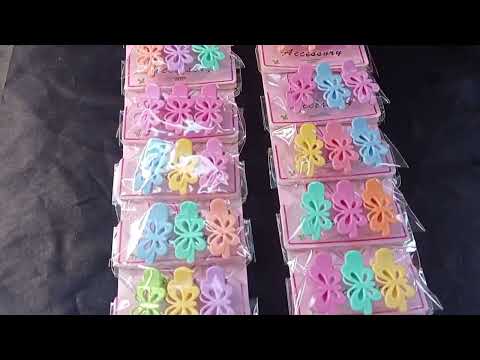 CARTELA PRESILHA COM 10 KITS DE 3 UNIDADES BORBOLETA